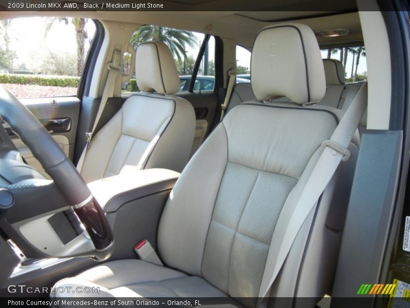 Black / Medium Light Stone 2009 Lincoln MKX AWD