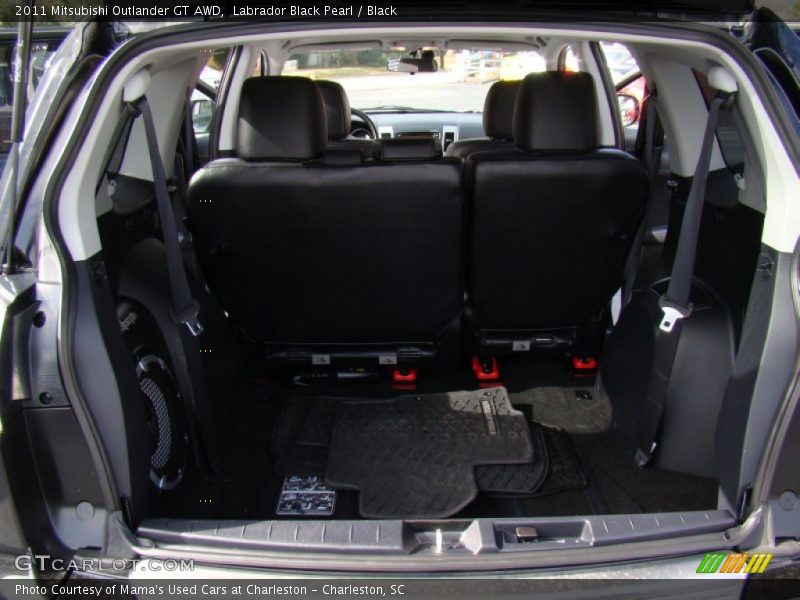 Labrador Black Pearl / Black 2011 Mitsubishi Outlander GT AWD