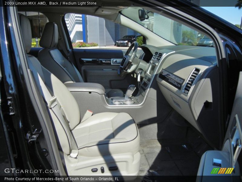 Black / Medium Light Stone 2009 Lincoln MKX AWD