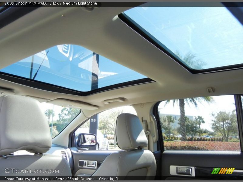 Black / Medium Light Stone 2009 Lincoln MKX AWD