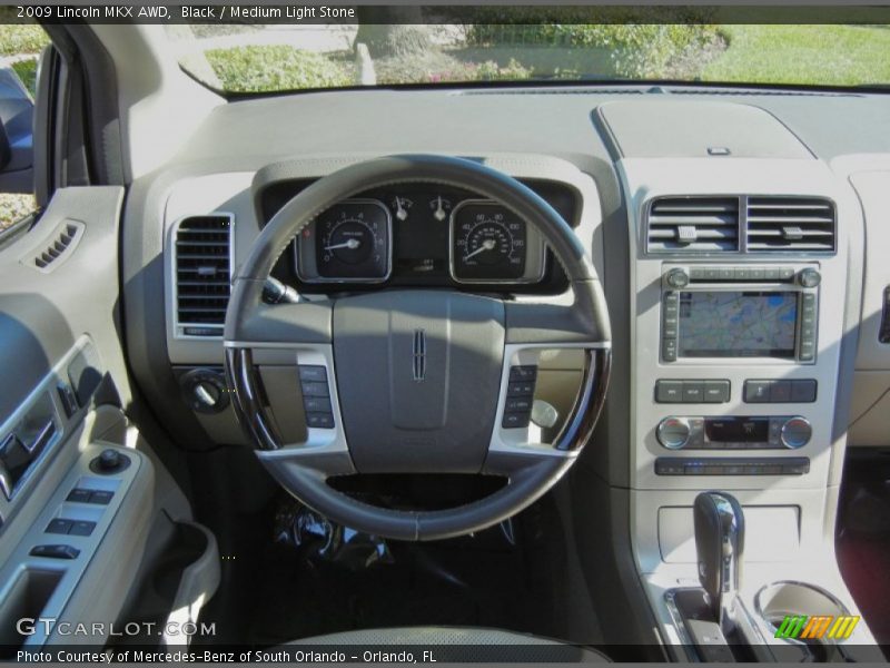Black / Medium Light Stone 2009 Lincoln MKX AWD