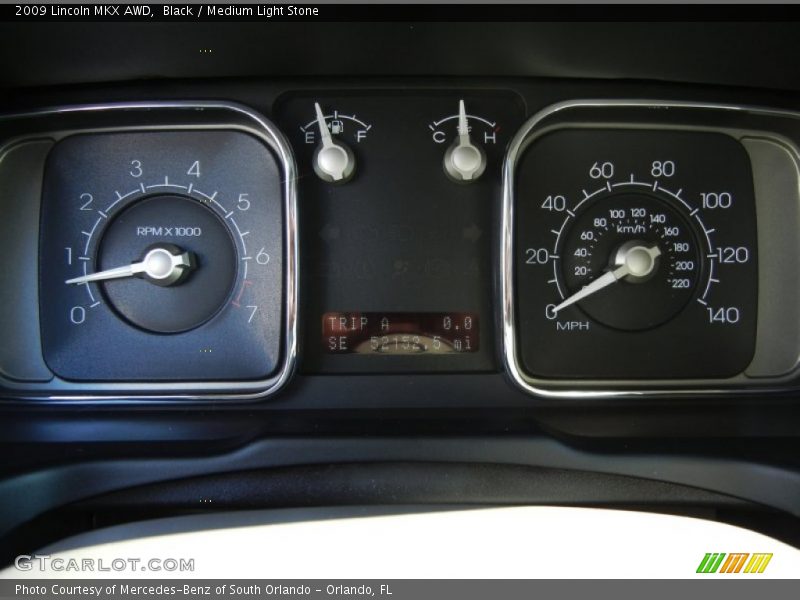 Black / Medium Light Stone 2009 Lincoln MKX AWD