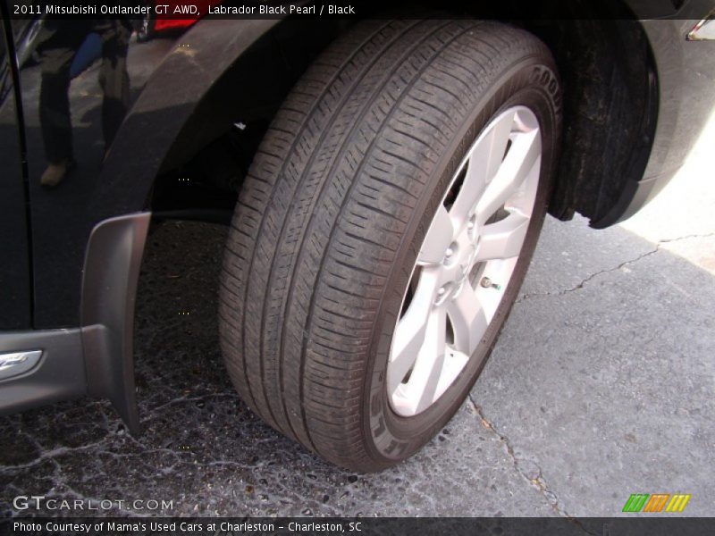 Labrador Black Pearl / Black 2011 Mitsubishi Outlander GT AWD