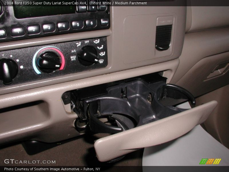 Oxford White / Medium Parchment 2004 Ford F350 Super Duty Lariat SuperCab 4x4
