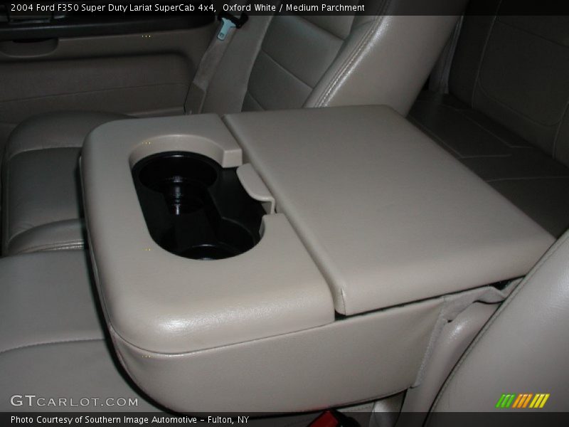 Oxford White / Medium Parchment 2004 Ford F350 Super Duty Lariat SuperCab 4x4