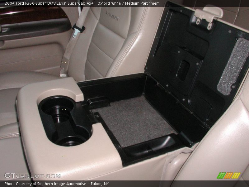 Oxford White / Medium Parchment 2004 Ford F350 Super Duty Lariat SuperCab 4x4