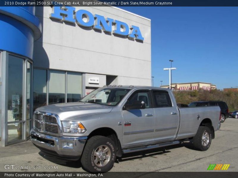 Bright Silver Metallic / Dark Slate/Medium Graystone 2010 Dodge Ram 2500 SLT Crew Cab 4x4