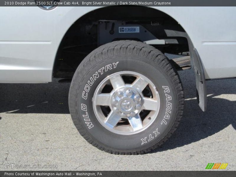 Bright Silver Metallic / Dark Slate/Medium Graystone 2010 Dodge Ram 2500 SLT Crew Cab 4x4