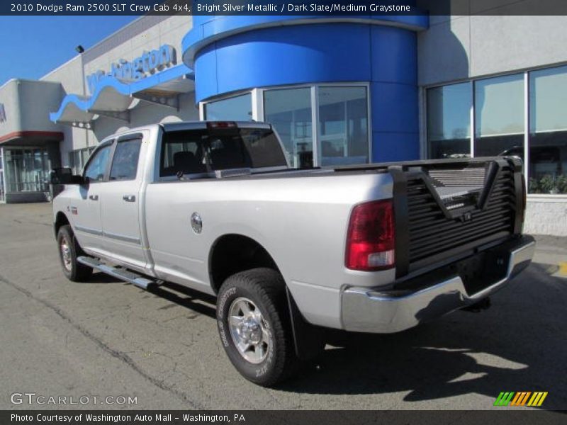 Bright Silver Metallic / Dark Slate/Medium Graystone 2010 Dodge Ram 2500 SLT Crew Cab 4x4