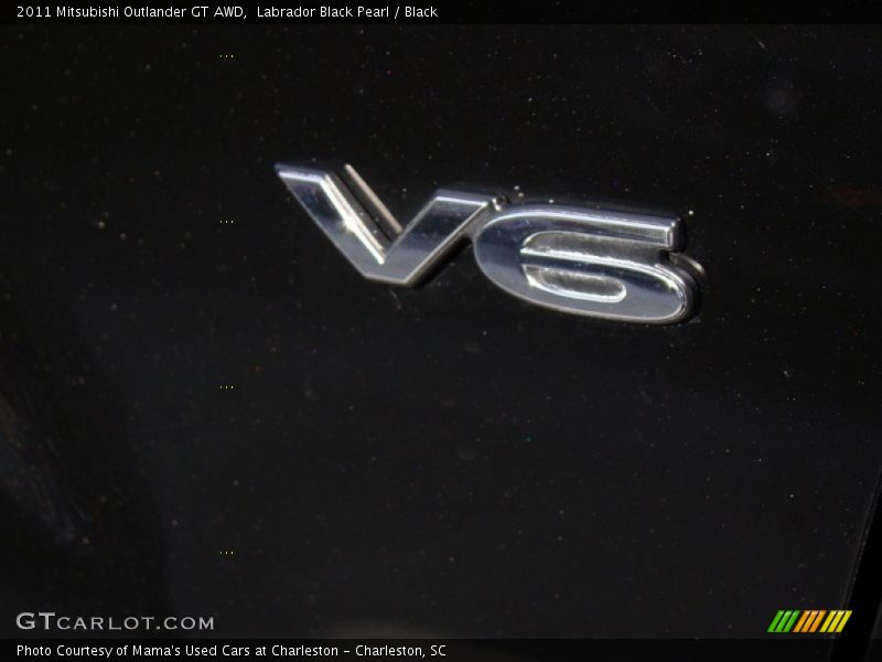Labrador Black Pearl / Black 2011 Mitsubishi Outlander GT AWD