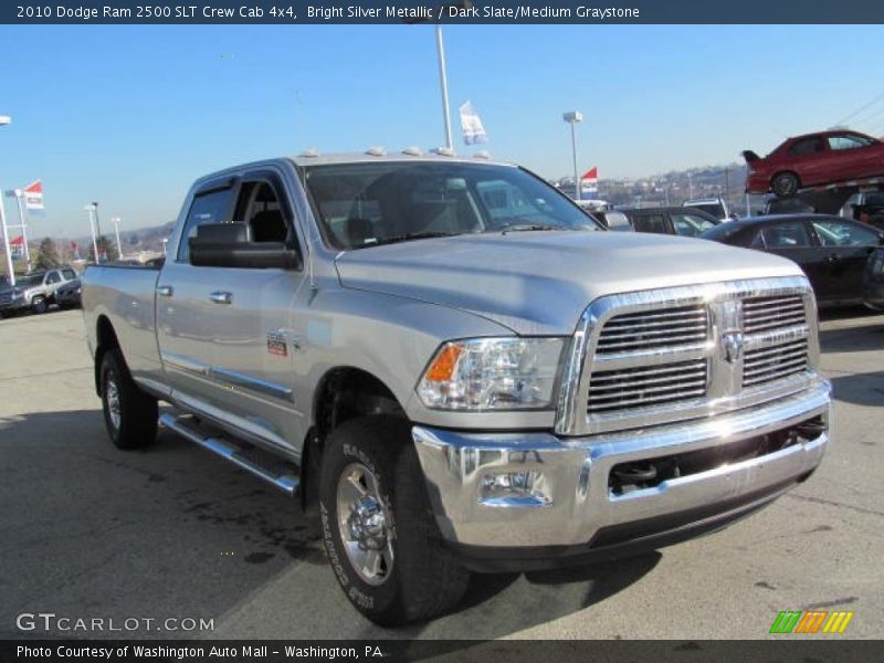 Bright Silver Metallic / Dark Slate/Medium Graystone 2010 Dodge Ram 2500 SLT Crew Cab 4x4