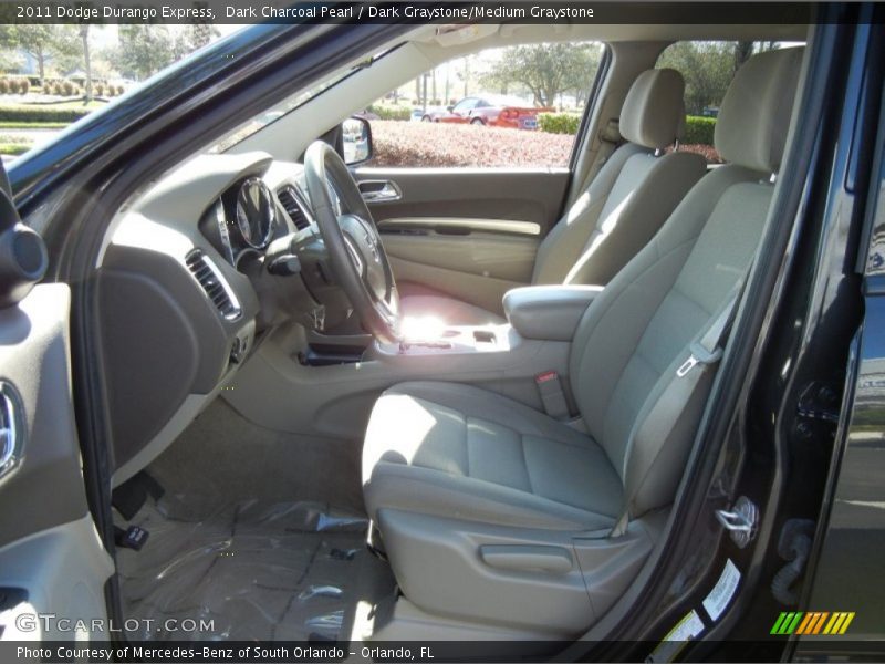 Dark Charcoal Pearl / Dark Graystone/Medium Graystone 2011 Dodge Durango Express