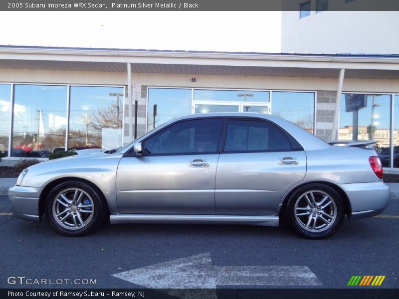 Platinum Silver Metallic / Black 2005 Subaru Impreza WRX Sedan