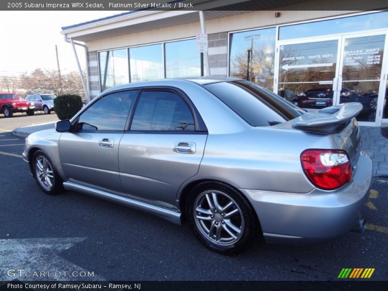 Platinum Silver Metallic / Black 2005 Subaru Impreza WRX Sedan