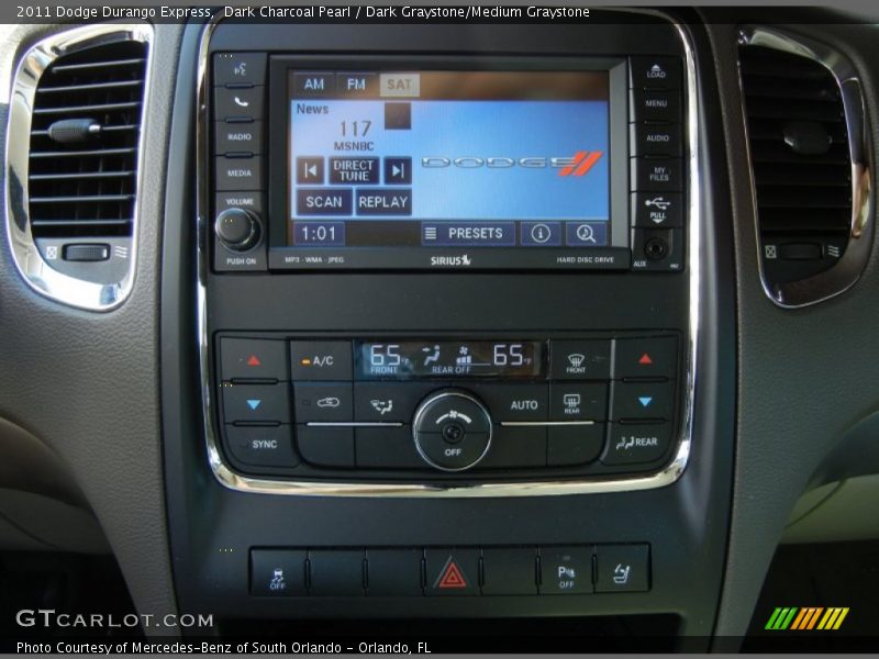 Dark Charcoal Pearl / Dark Graystone/Medium Graystone 2011 Dodge Durango Express