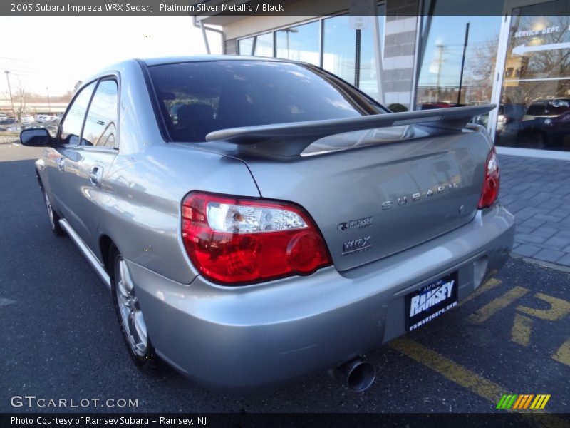 Platinum Silver Metallic / Black 2005 Subaru Impreza WRX Sedan