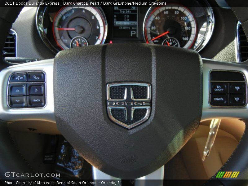 Dark Charcoal Pearl / Dark Graystone/Medium Graystone 2011 Dodge Durango Express