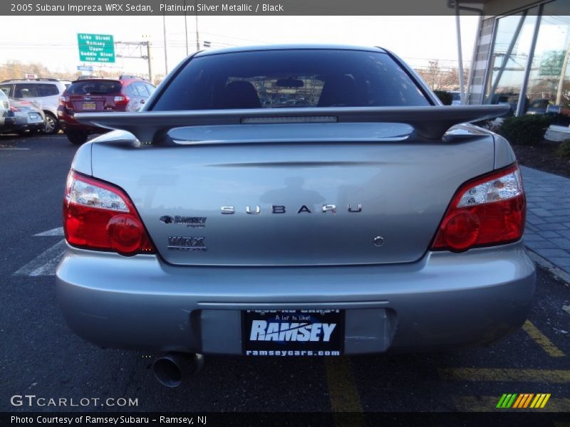 Platinum Silver Metallic / Black 2005 Subaru Impreza WRX Sedan