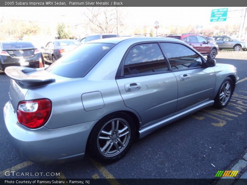 Platinum Silver Metallic / Black 2005 Subaru Impreza WRX Sedan
