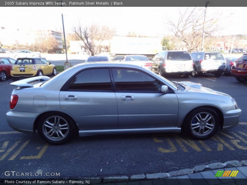 Platinum Silver Metallic / Black 2005 Subaru Impreza WRX Sedan
