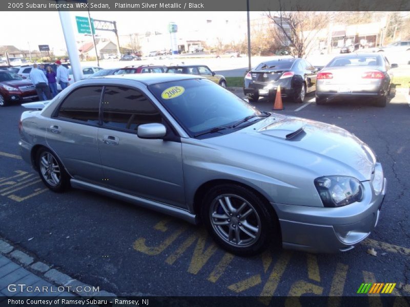 Platinum Silver Metallic / Black 2005 Subaru Impreza WRX Sedan