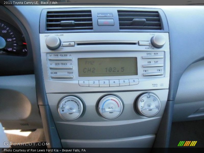 Black / Ash 2011 Toyota Camry LE