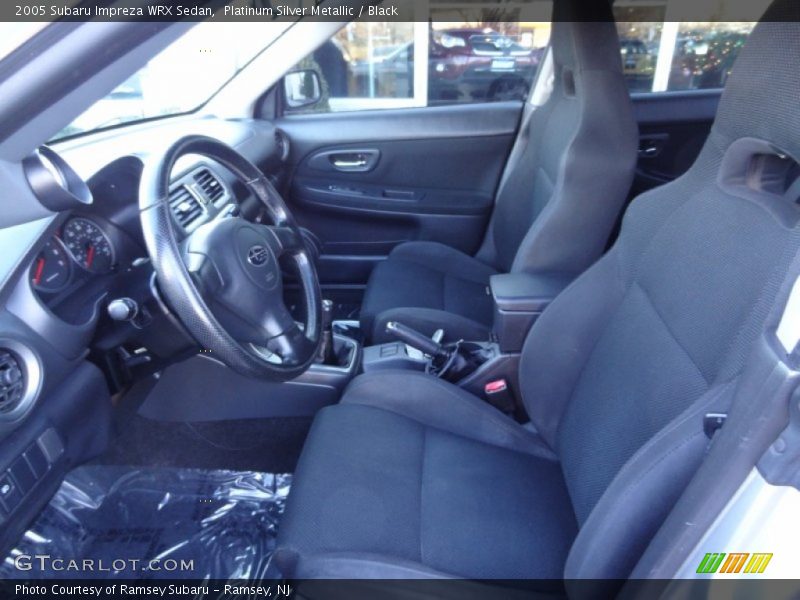 Platinum Silver Metallic / Black 2005 Subaru Impreza WRX Sedan