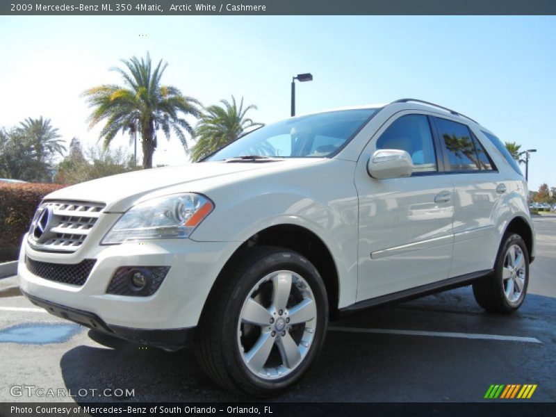 Arctic White / Cashmere 2009 Mercedes-Benz ML 350 4Matic