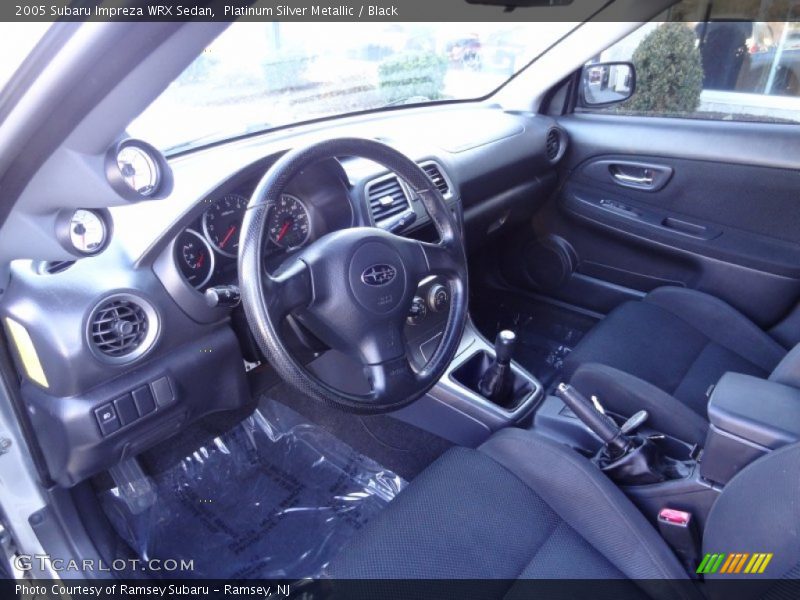 Platinum Silver Metallic / Black 2005 Subaru Impreza WRX Sedan