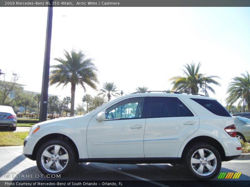 Arctic White / Cashmere 2009 Mercedes-Benz ML 350 4Matic