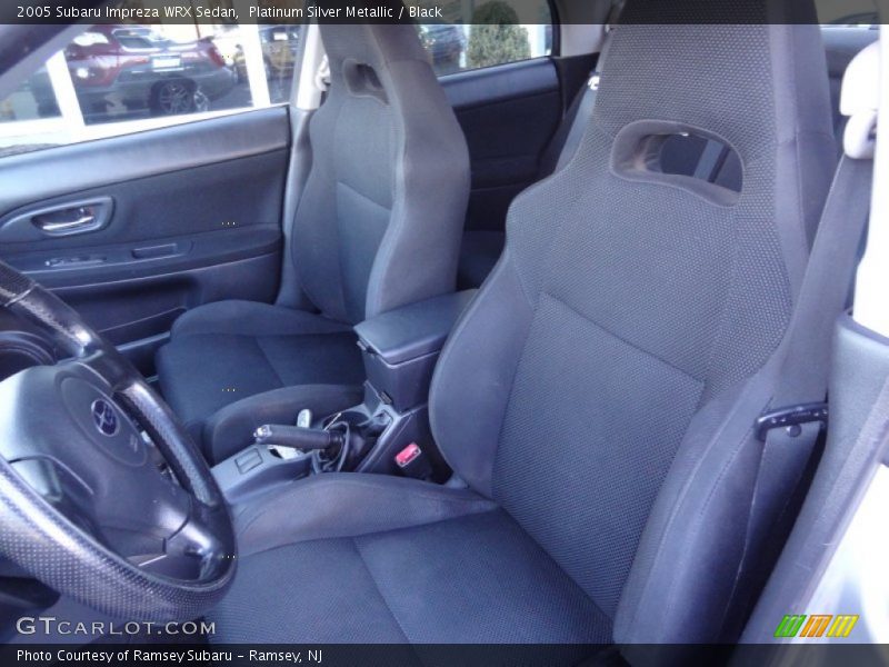 Platinum Silver Metallic / Black 2005 Subaru Impreza WRX Sedan