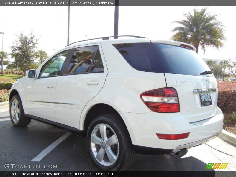 Arctic White / Cashmere 2009 Mercedes-Benz ML 350 4Matic