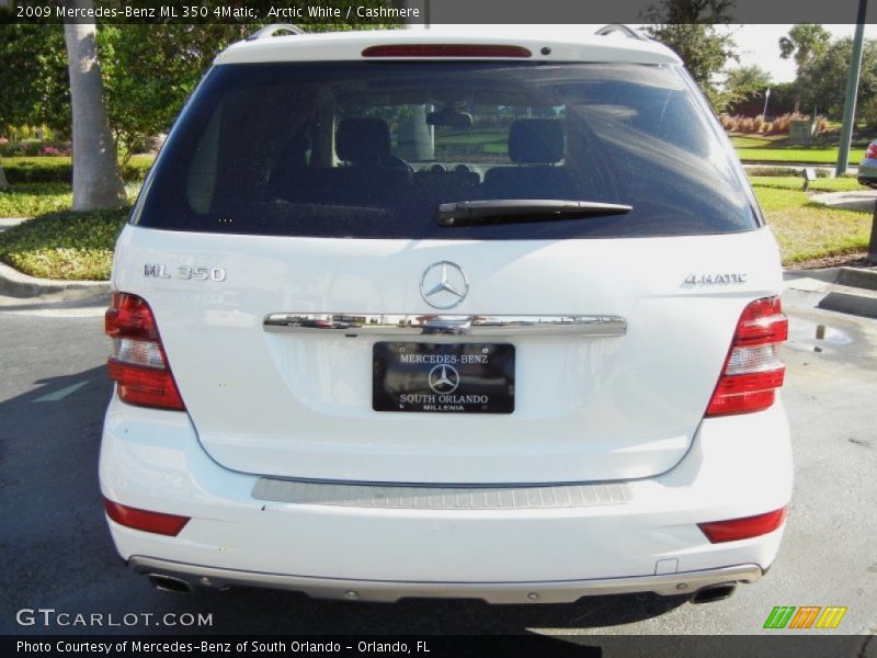 Arctic White / Cashmere 2009 Mercedes-Benz ML 350 4Matic