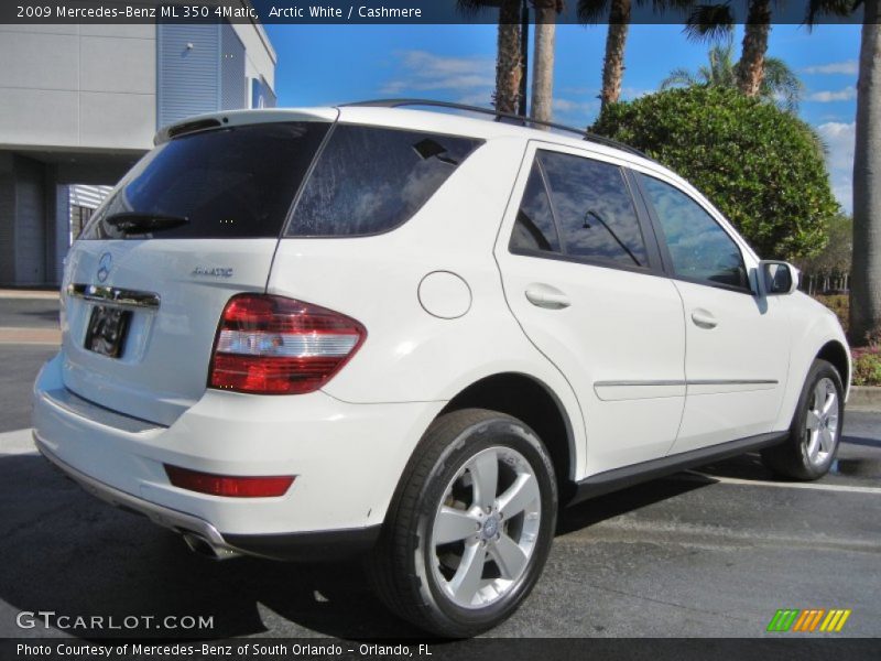 Arctic White / Cashmere 2009 Mercedes-Benz ML 350 4Matic