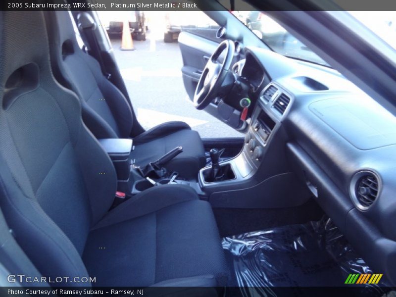Platinum Silver Metallic / Black 2005 Subaru Impreza WRX Sedan