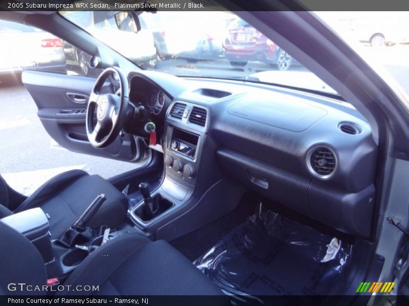 Platinum Silver Metallic / Black 2005 Subaru Impreza WRX Sedan