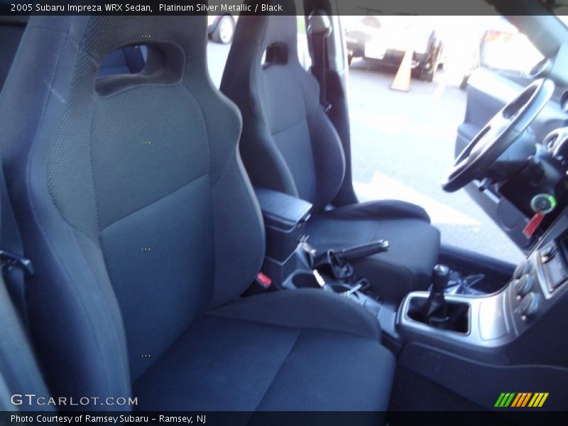 Platinum Silver Metallic / Black 2005 Subaru Impreza WRX Sedan