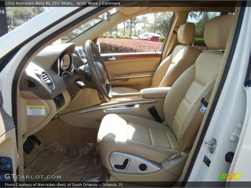 Arctic White / Cashmere 2009 Mercedes-Benz ML 350 4Matic