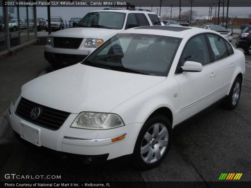 Candy White / Black 2002 Volkswagen Passat GLX 4Motion Sedan