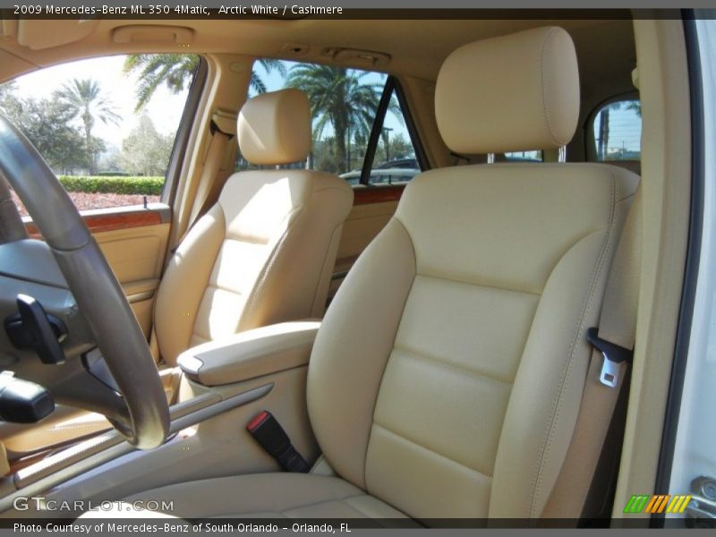 Arctic White / Cashmere 2009 Mercedes-Benz ML 350 4Matic