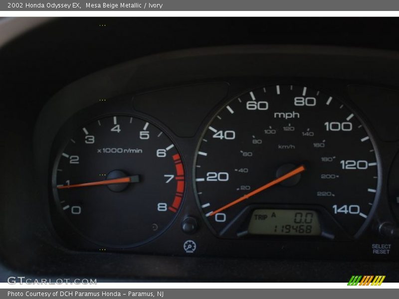 Mesa Beige Metallic / Ivory 2002 Honda Odyssey EX