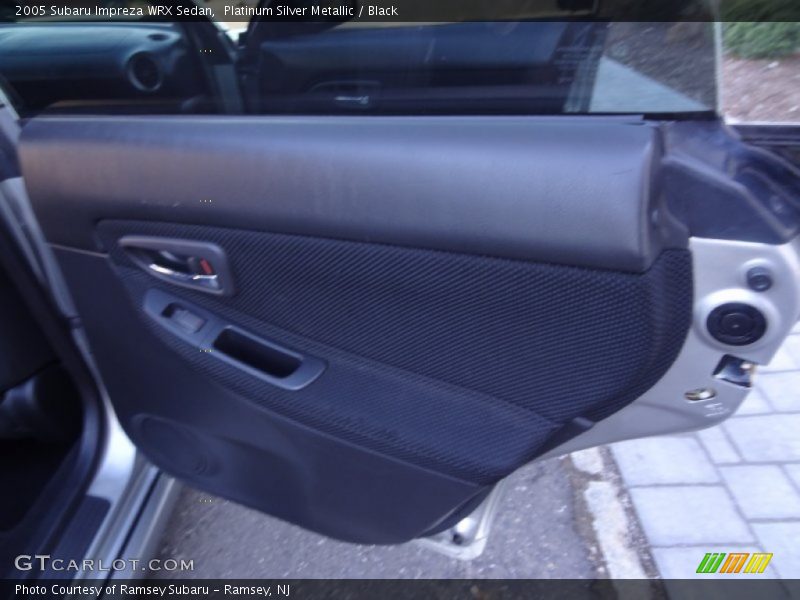 Platinum Silver Metallic / Black 2005 Subaru Impreza WRX Sedan