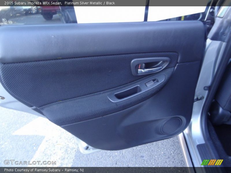 Platinum Silver Metallic / Black 2005 Subaru Impreza WRX Sedan