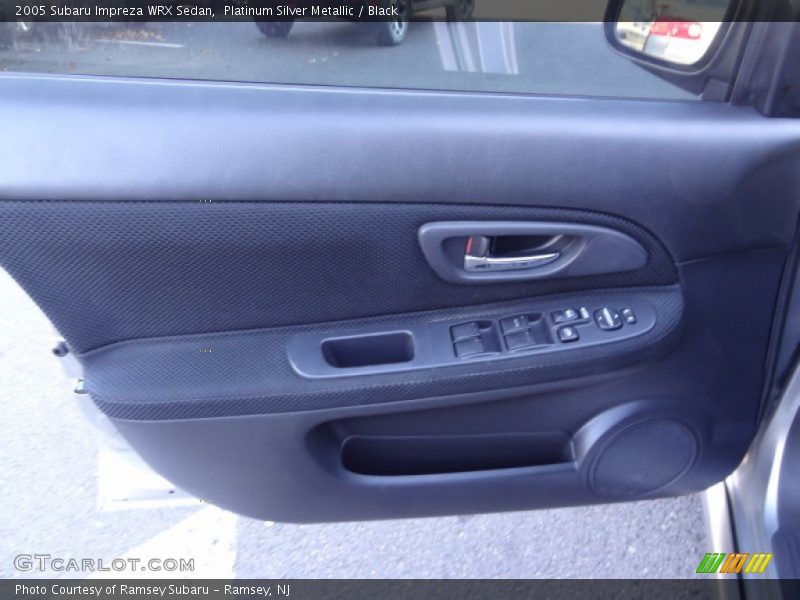 Platinum Silver Metallic / Black 2005 Subaru Impreza WRX Sedan