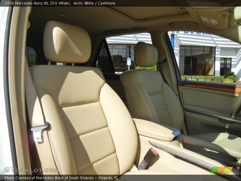 Arctic White / Cashmere 2009 Mercedes-Benz ML 350 4Matic
