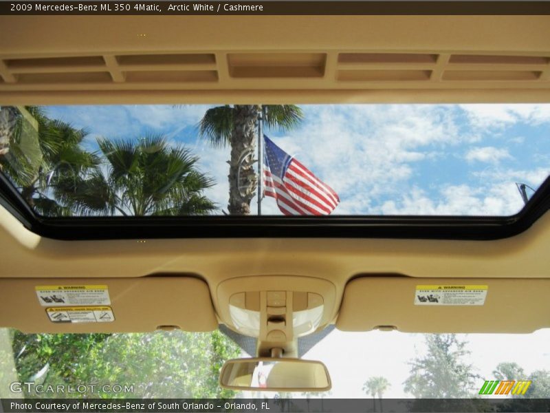Arctic White / Cashmere 2009 Mercedes-Benz ML 350 4Matic