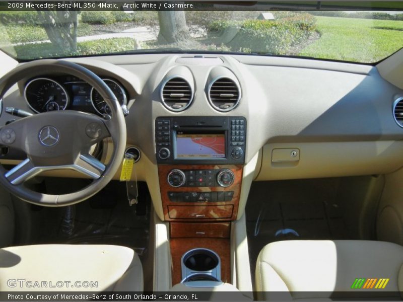 Arctic White / Cashmere 2009 Mercedes-Benz ML 350 4Matic
