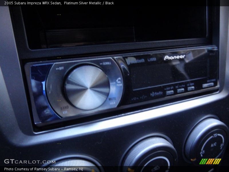 Platinum Silver Metallic / Black 2005 Subaru Impreza WRX Sedan