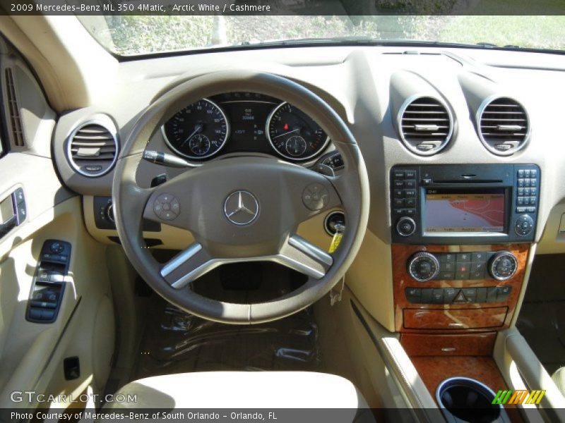 Arctic White / Cashmere 2009 Mercedes-Benz ML 350 4Matic