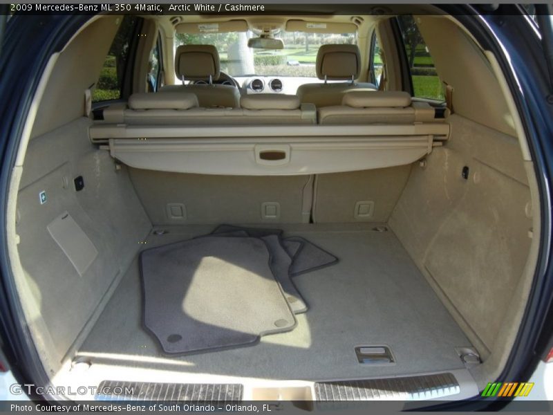 Arctic White / Cashmere 2009 Mercedes-Benz ML 350 4Matic